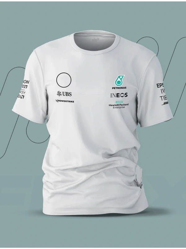 Mclaren 2021 F1 Parlayan Baskılı T-shirt