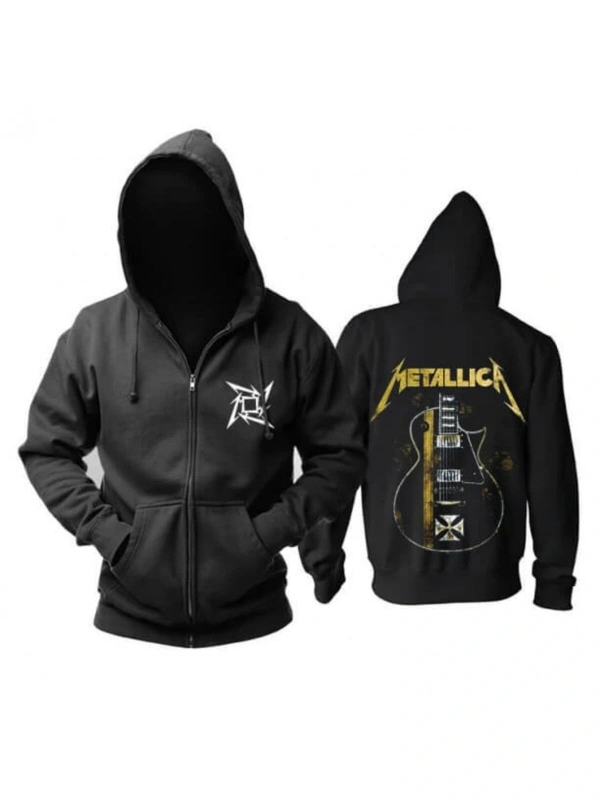 Metallica Hoodie Kapşonlu Fermuarlı Sweat 14051