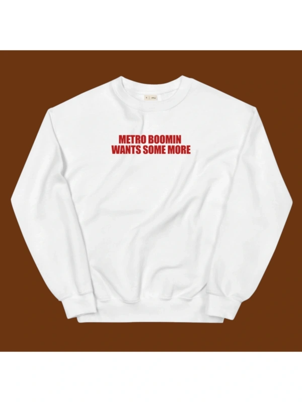 Metro Boomin Sweatshirt Beyaz