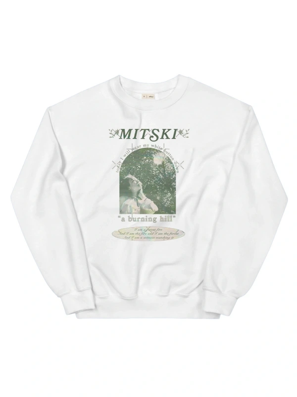 Mitski Sweatshirt Beyaz