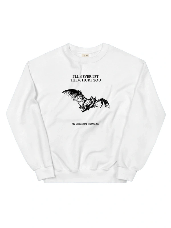 My Chemical Romance Sweatshirt Beyaz