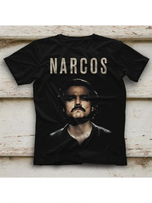 Narcos Pablo Escobar Siyah Unisex Tişört T-shirt