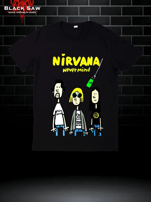 Nirvana Nevermind Grunge KODSİYAHSAW