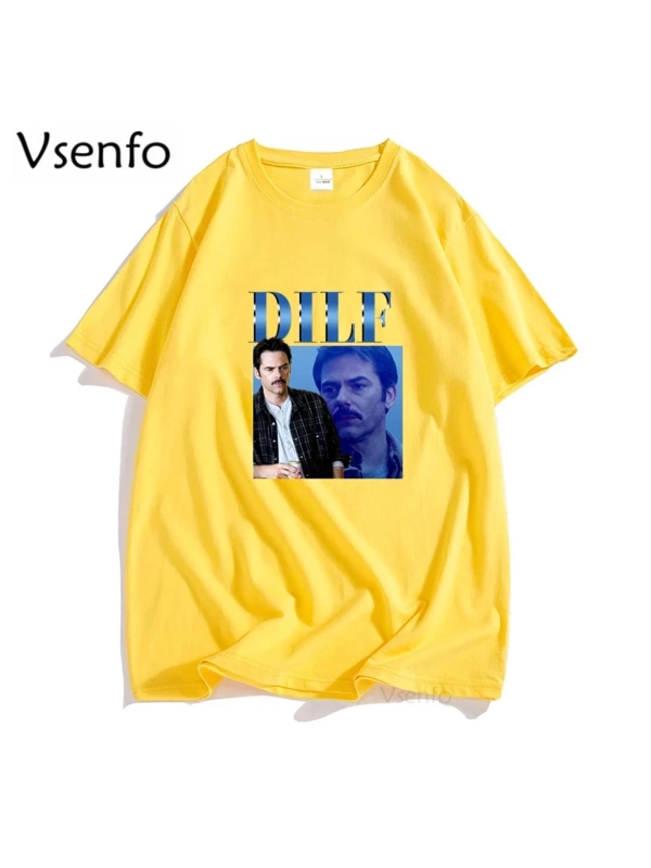 Orijinal DILF Charlie kuğu T-shirt kadın erkek alacakaranlık destan Merch Tshirt boy erkek T