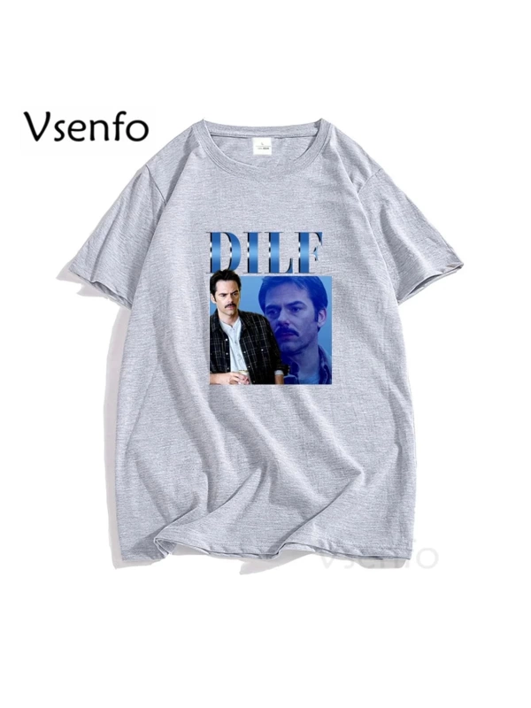 Orijinal DILF Charlie kuğu T-shirt kadın erkek alacakaranlık destan Merch Tshirt boy erkek T