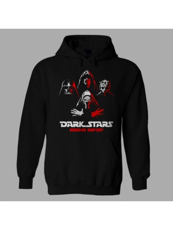 Oversize Siyah Star Wars Dark Stars Hoodie