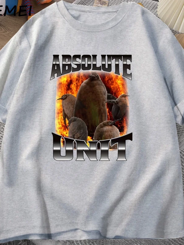 Pesto The Penguin Absolute Unit Tshirts Rap Fire Style Viral Meme Pop Culture Mens T-Shirt C 3008
