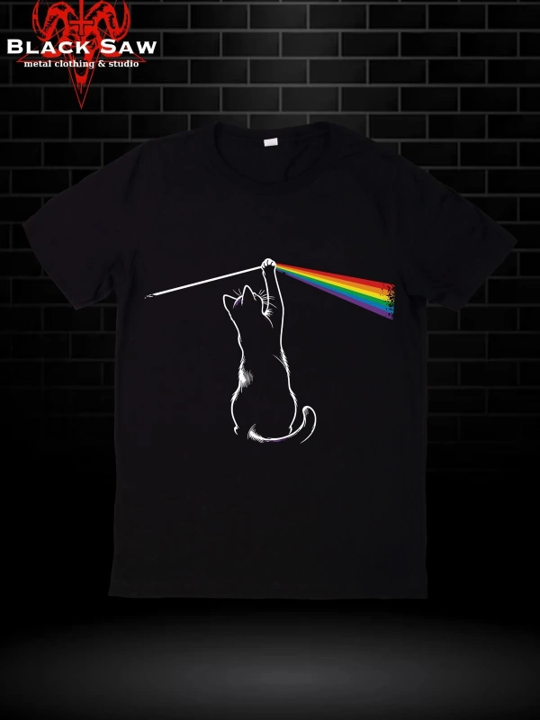 Pink Floyd Kedi Baskılı KODSİYAHSAW
