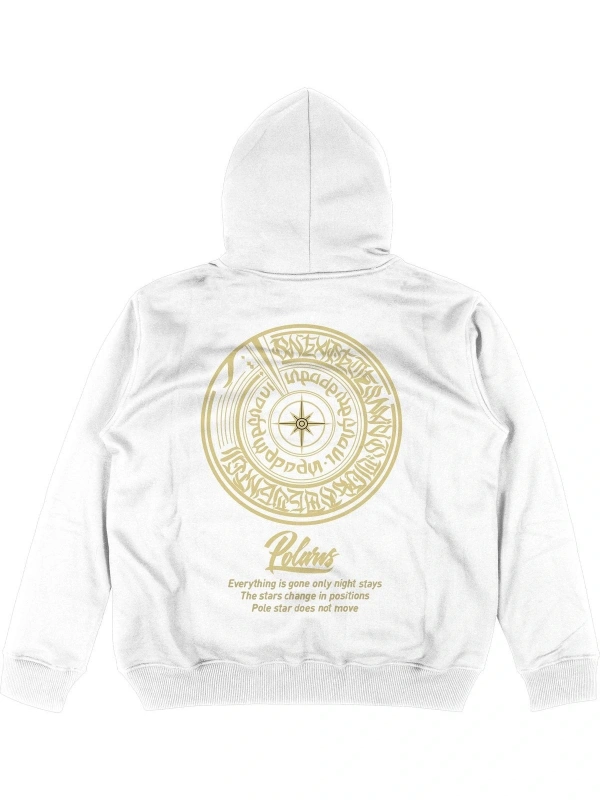 Polaris Oversize Unisex Kapüşonlu Sweatshirt Hoodie