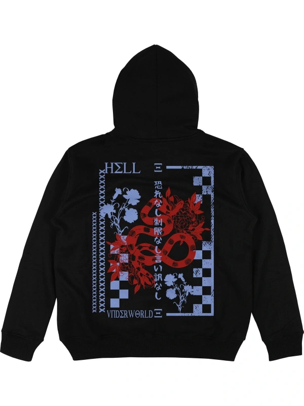 Pride Siyah Oversize Unisex Kapüşonlu Sweatshirt Hoodie