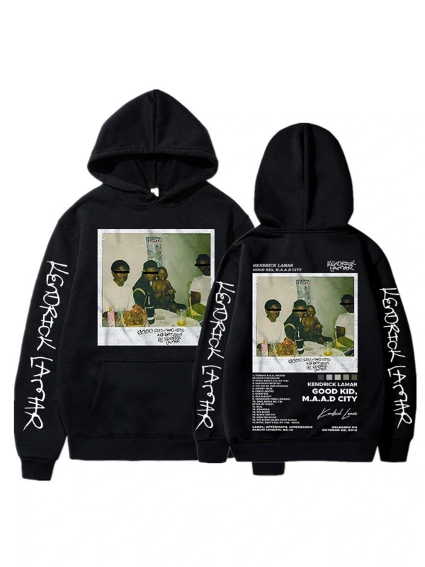 Rapçi Kendrick Lamar Hoodie erkekler moda Hoodies Y2k Vintage Hoodies uzun kollu ak erkek