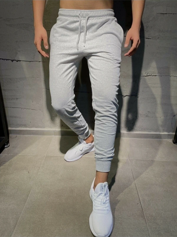 Relax family xf Erkek Yazlık Gri Eşofman Altı Jogger Dar Paça Pamuklu Slim Fit RLX044513