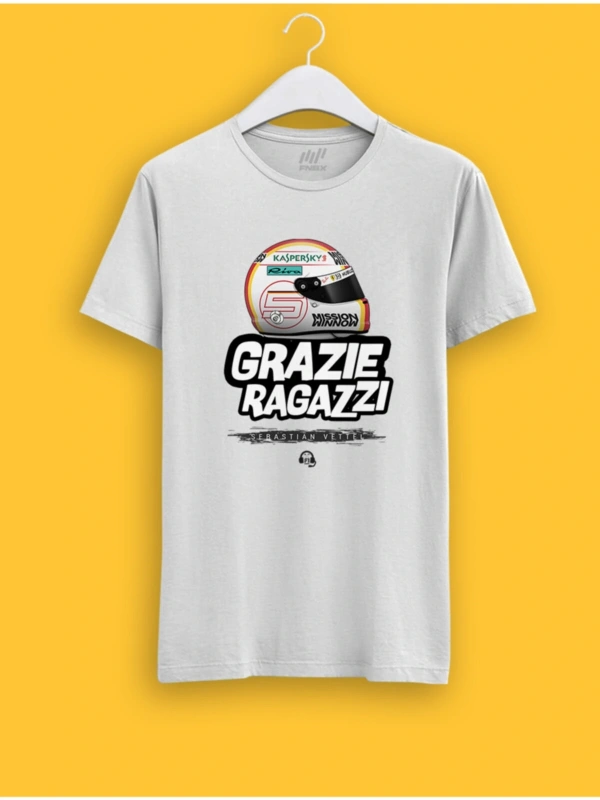 Sebastian Vettel Grazie Ragazzi T-shirt