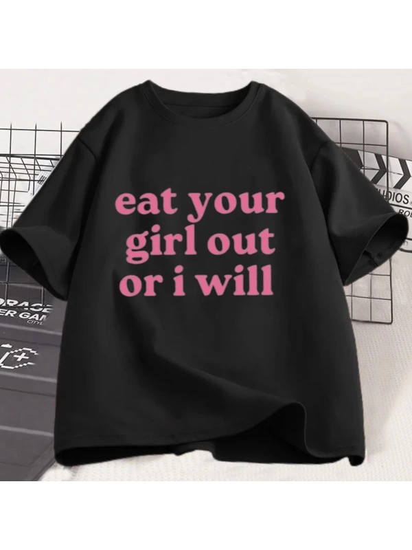 Senin kız dışarı yemek ya da ben T Shirt LGBTQ T-Shirt lezbiyen eşitlik hakları Tshirt gurur