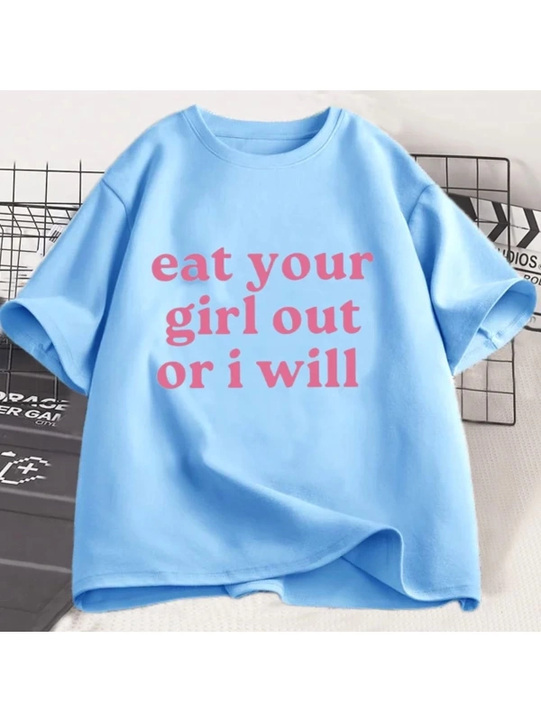 Senin kız dışarı yemek ya da ben T Shirt LGBTQ T-Shirt lezbiyen eşitlik hakları Tshirt gurur