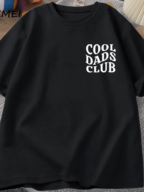 Serin Babalar Kulübü Tshirt babalar Günü Komik Koca T-Shirt Baba Baba TErkekler Pamuk 2830