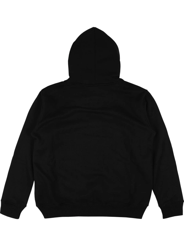 Siyah Basic  Oversize Unisex Kapüşonlu Sweatshirt Hoodie