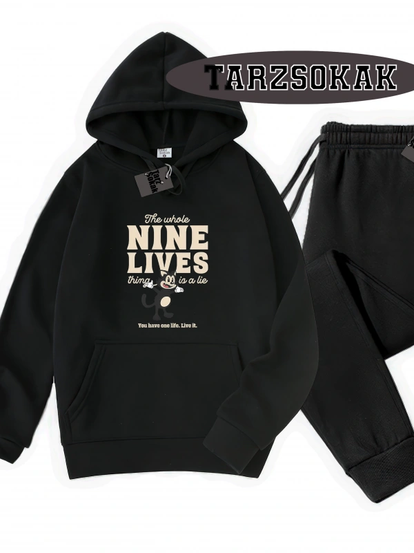 Siyah Kapşonlu Ine lives  Detaylı ikili TAKIM