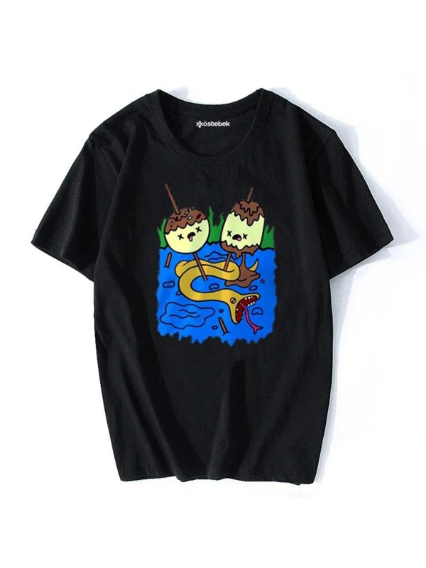 Siyah Marceline E Princesa T-shirt Et2009