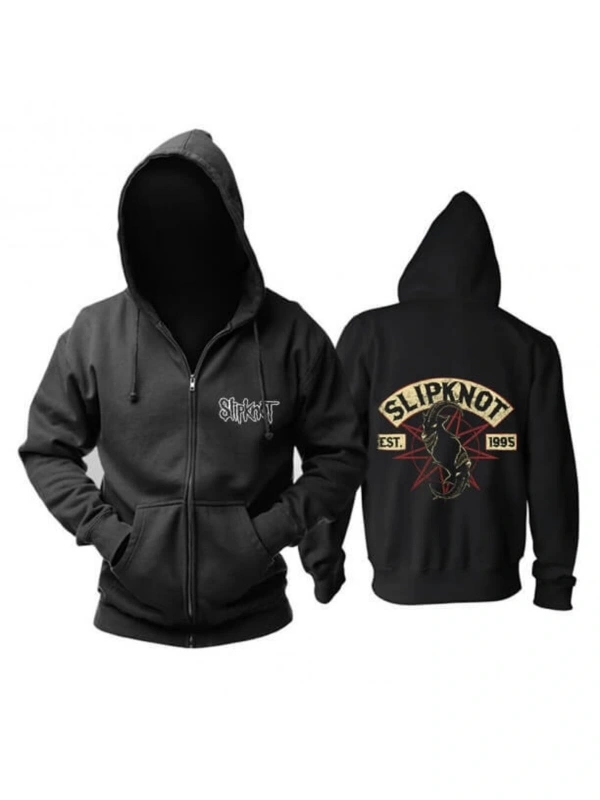 Slipknot Hoodie Fermuarlı Kapşonlu Mod34 14047