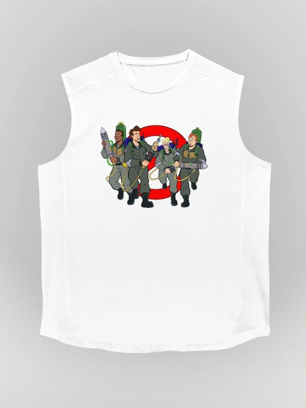 The Real Ghostbusters Hayalet Avcıları Beyaz Unisex Tişört T-Shirt