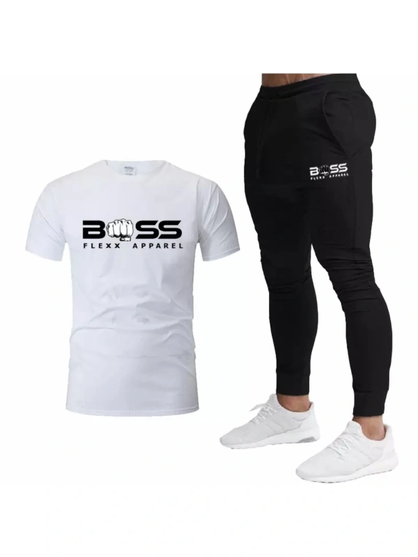 Ultra Hafif Bambu Yeni Kreasyon Dijital Baskılı Kısa Kollu Yazlık Erkek Eşofman Takımı