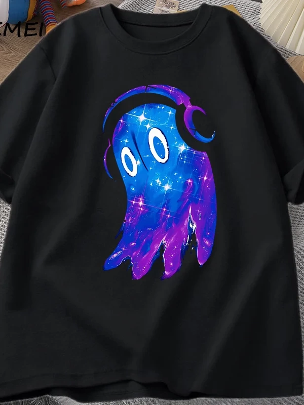 Undertale Napstablook müzik hayalet T Shirt rahat pamuk kısa kollu erkekler Sclothes O boyun  2933