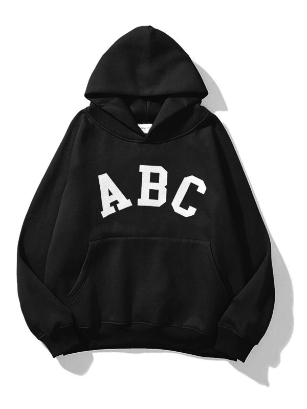 Unisex A B C Sweatshirt Hoodie