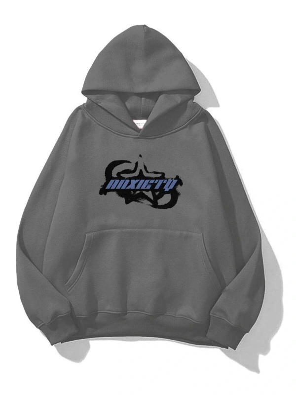 Unisex Anxiety Sweatshirt Gri