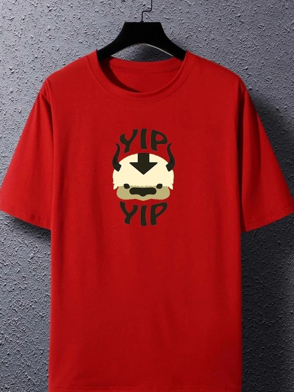 Unisex Avatar Appa Baskılı T-shirt