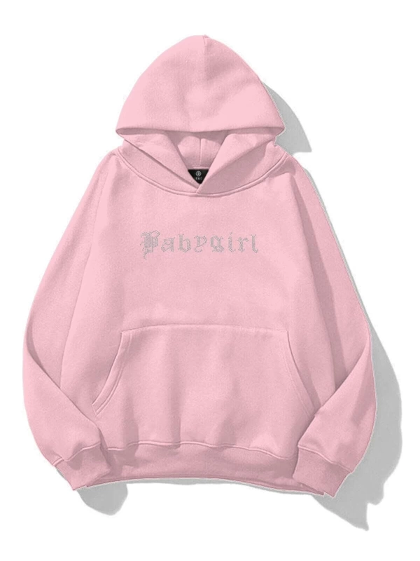Unisex Babygirl Taş Baskılı Sweatshirt