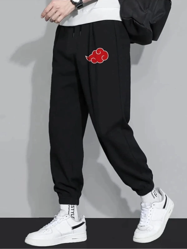 Unisex Baskılı Büyük Beden Jogger Eşofman