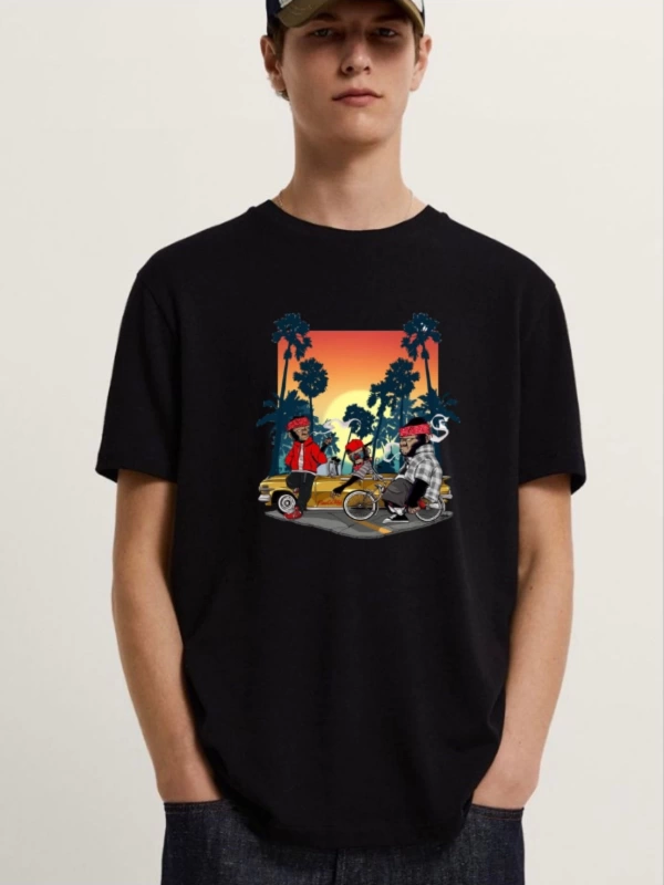Unisex Baskılı T-shirt
