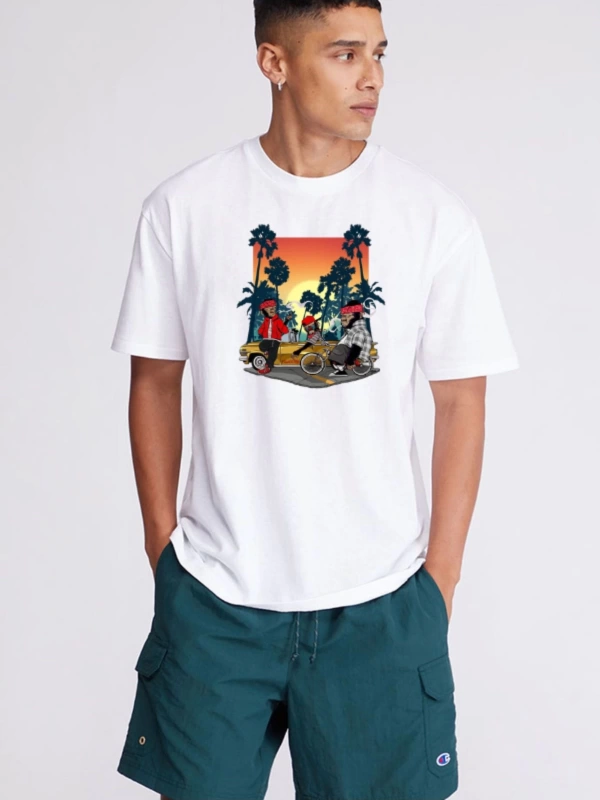 Unisex Baskılı T-shirt