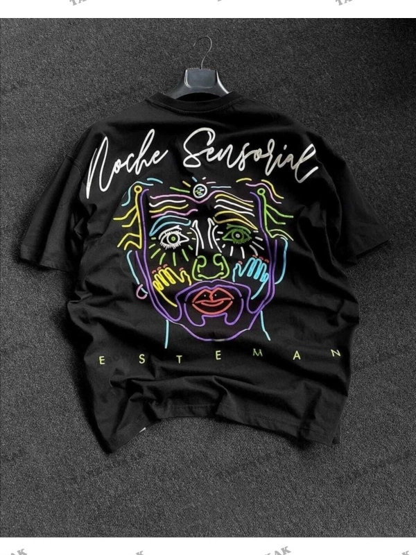 Unisex Beyaz Homage Baskılı Oversize Bisiklet Yaka