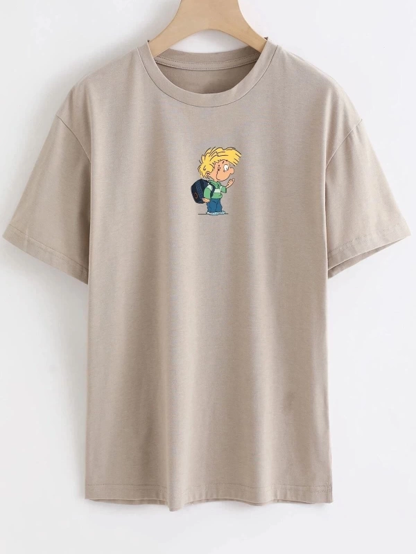 Unisex Cedric Üzümlü Kekim Baskılı T-shirt