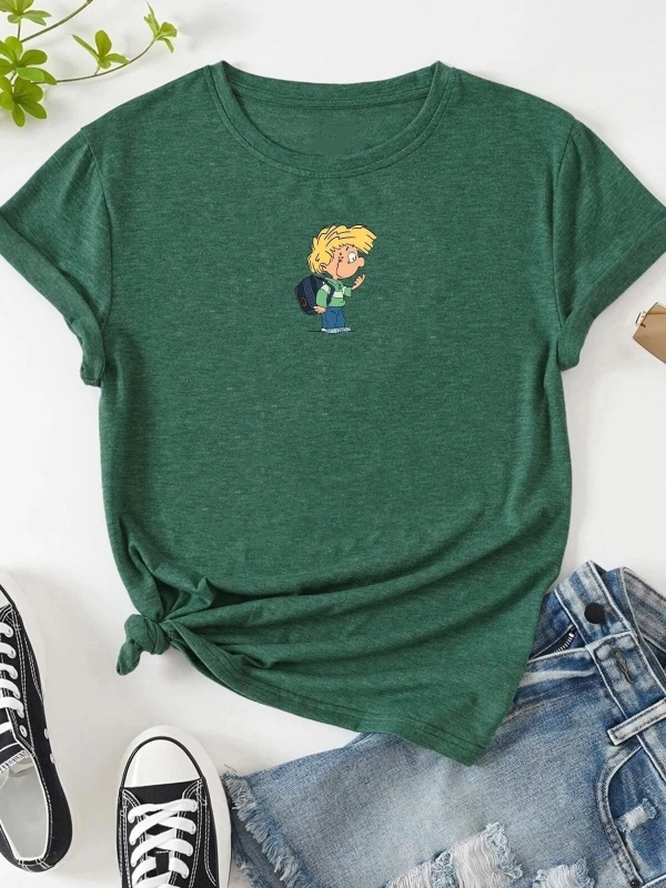 Unisex Cedric Üzümlü Kekim Baskılı T-shirt