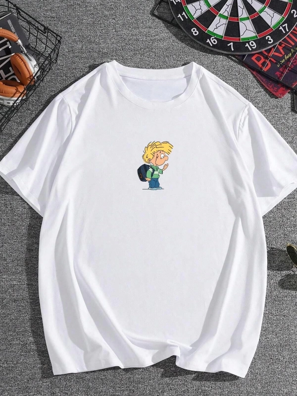 Unisex Cedric Üzümlü Kekim Baskılı T-shirt