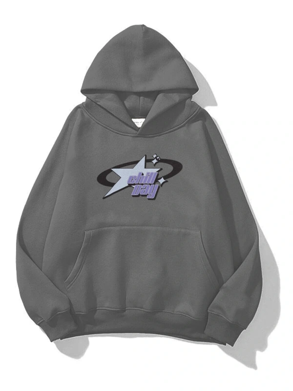 Unisex Chill Day Sweatshirt Gri