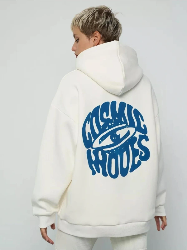 Unisex Cosmic Moves Sweatshirt Beyaz