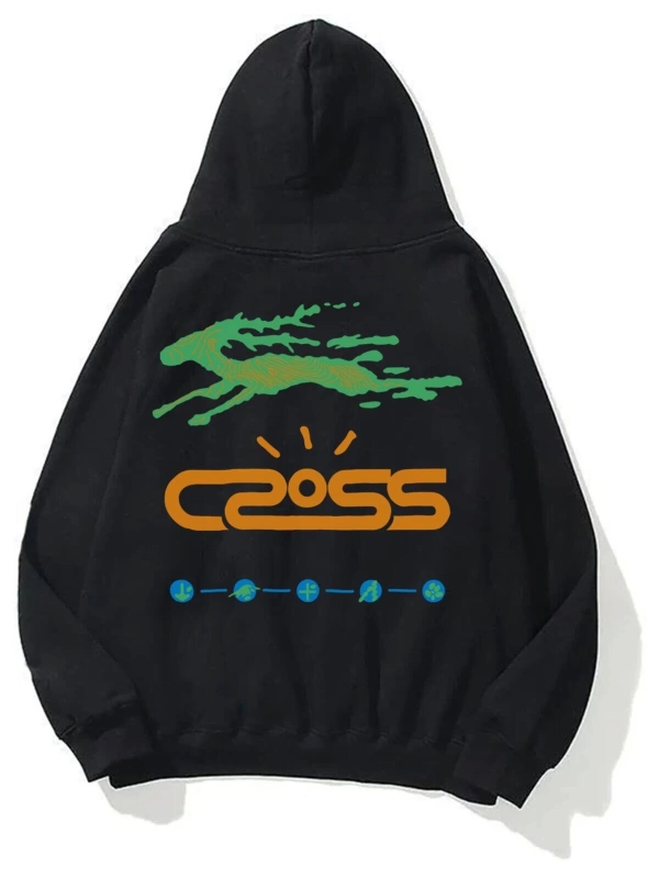 Unisex Cross Sweatshirt Hoodie