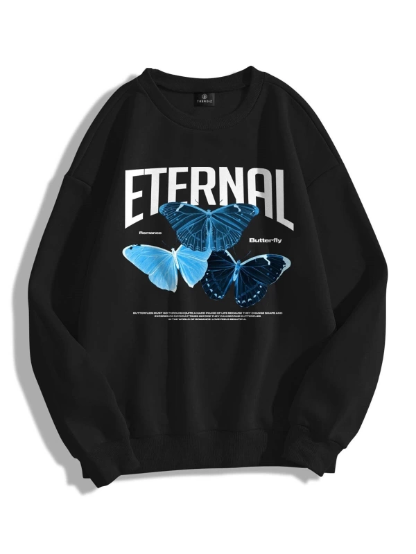 Unisex Eternal Bisiklet Yaka Sweatshirt
