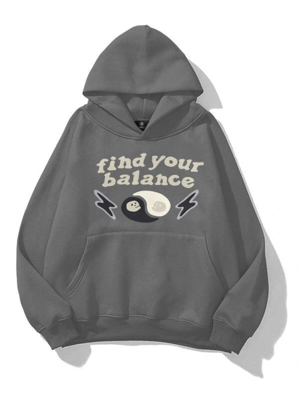 Unisex Find Your Balance Sweatshirt Gri