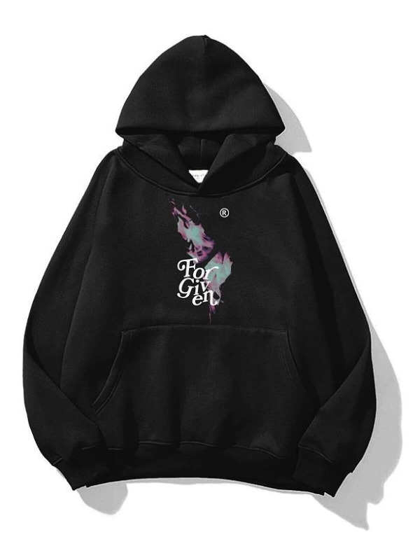 Unisex Forgiven Sweatshirt Siyah