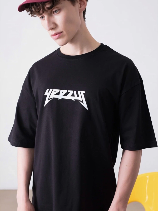 Unisex God Wants You Yeezus Siyah Tshirt