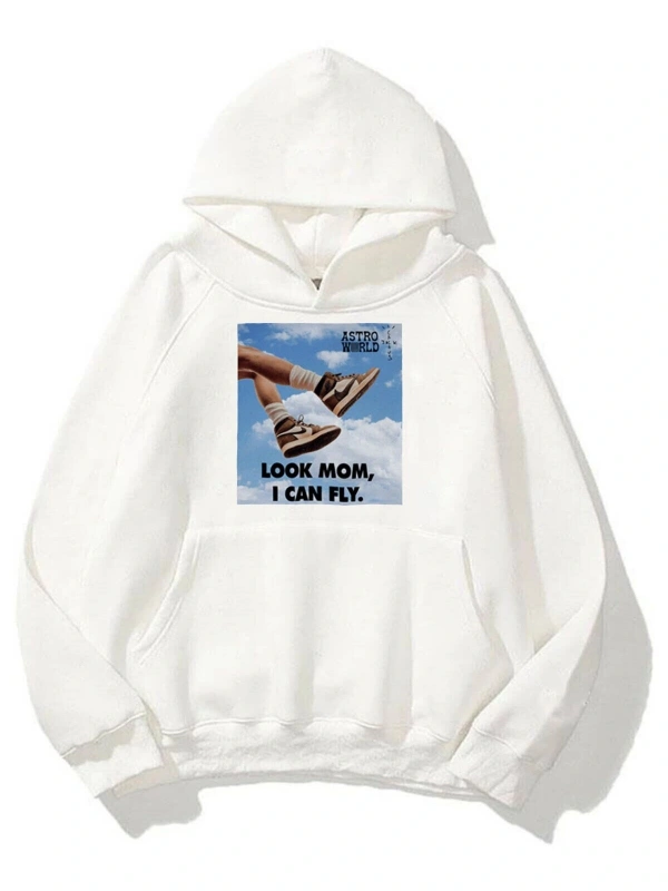 Unisex I Can Fly Air Unisex Sweatshırt Beyaz