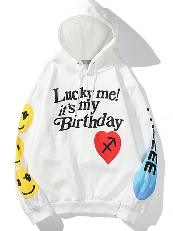 Unisex Its My Birthday Beyaz Sweatshirt