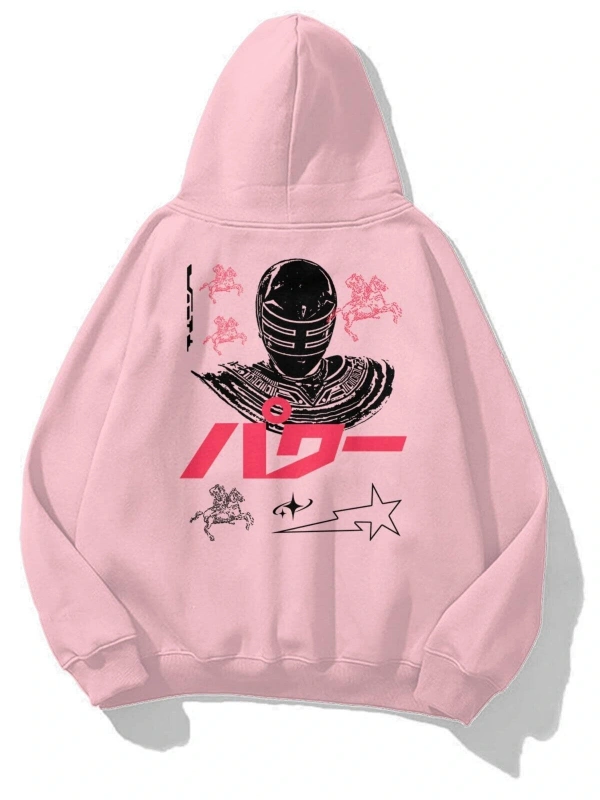 Unisex Kask Sweatshirt Pembe