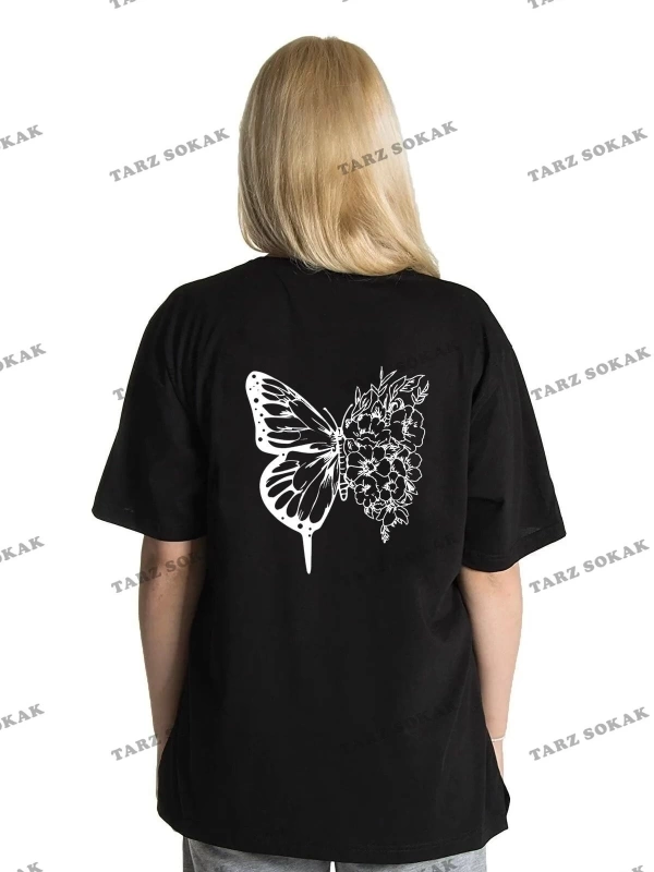 Unisex Kelebek Rahat Kesim Oversize