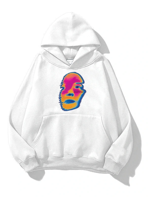 Unisex Leave Behind Sweatshirt Beyaz